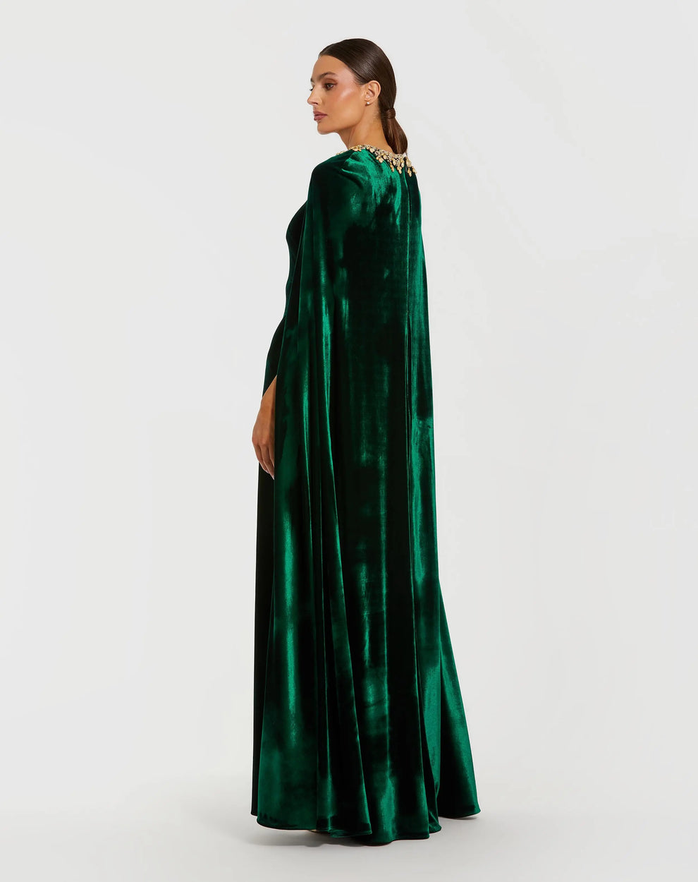 Mother of the Bride Dresses Long Formal Mother of the Bride Velvet Dress Deep Green
