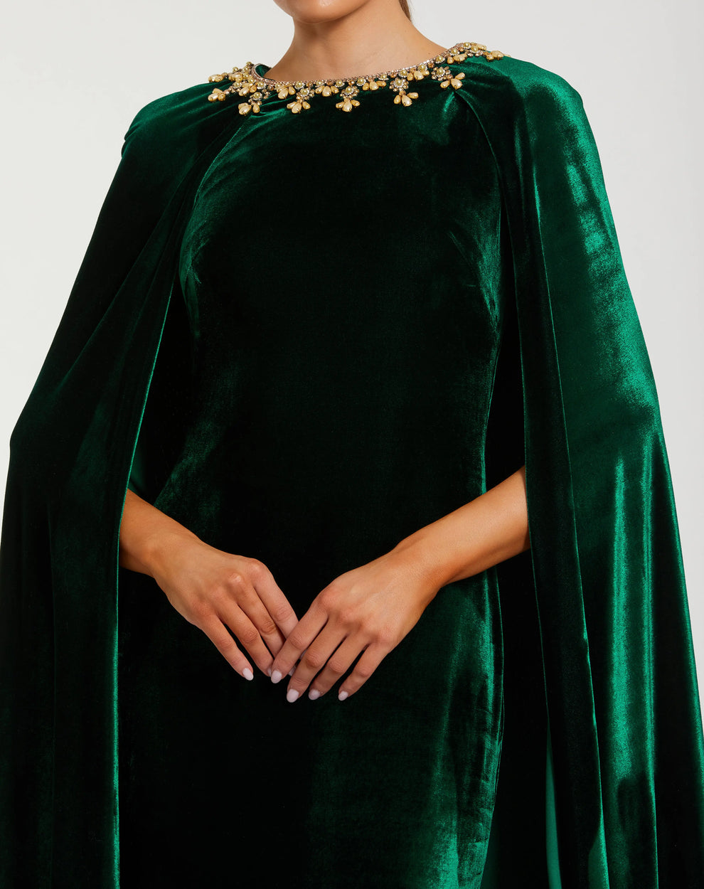 Mother of the Bride Dresses Long Formal Mother of the Bride Velvet Dress Deep Green