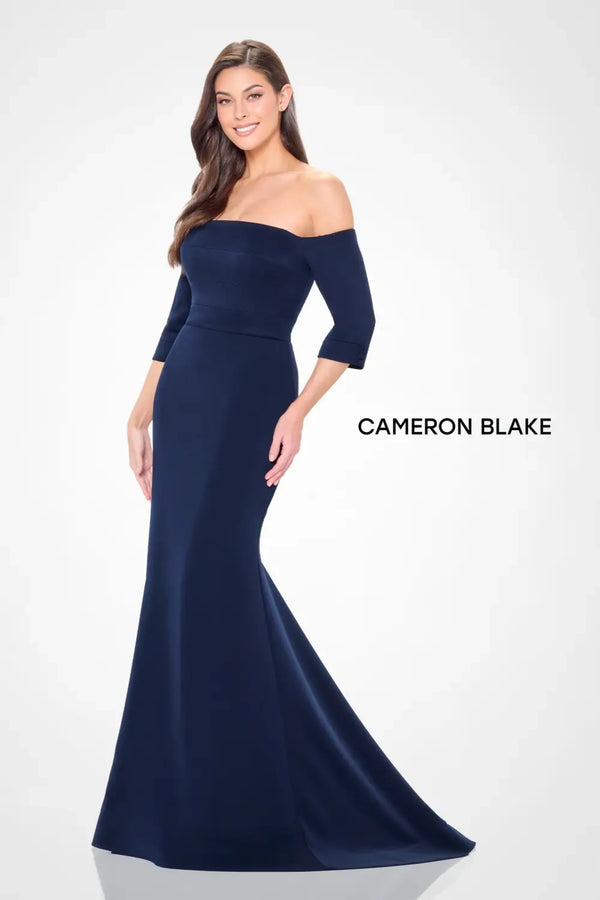 Cameron Blake CB3233 Long Formal Mermaid Evening Dress