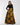 Mother of the Bride Dresses Long Pleated Formal Mother of the Bride Floral Dress Black Gold