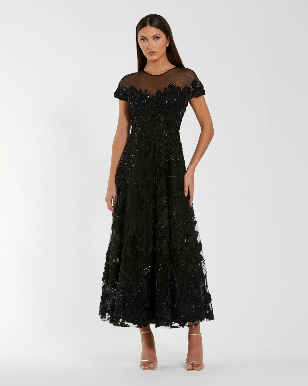 Cocktail Dresses Short Beaded A Line Cocktail Dress Black 
