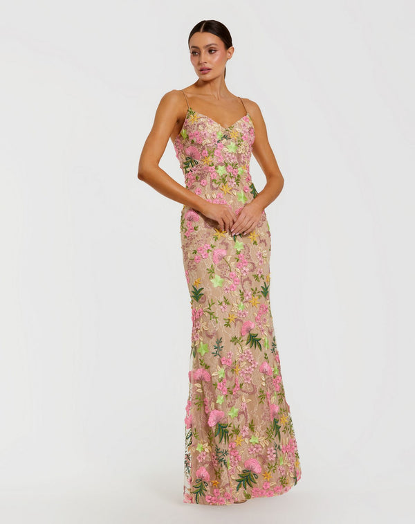 Long Formal Prom Dress Fitted Mac Duggal 69010