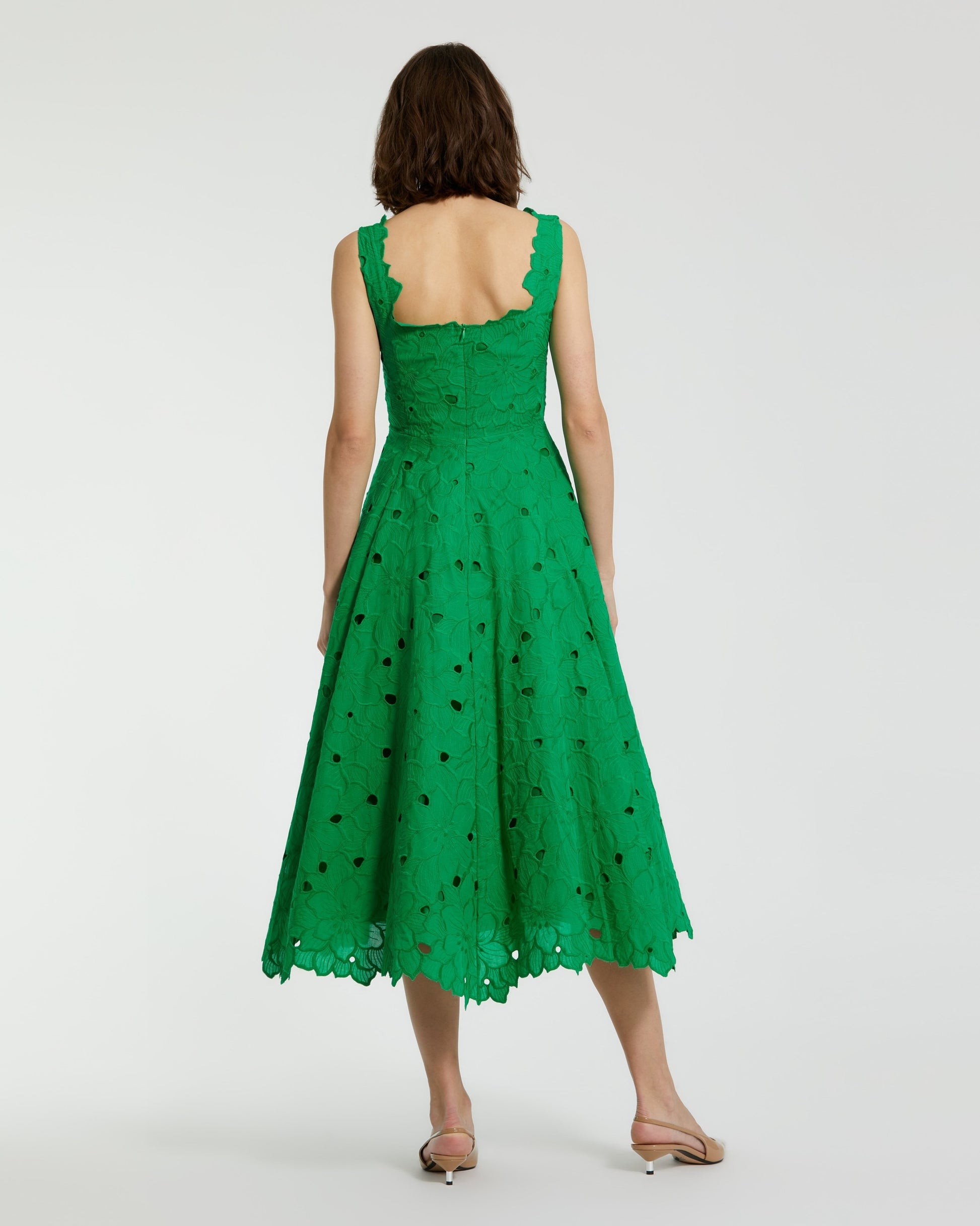 Cocktail Dresses Short A Line Midi Cocktail Dress Mac Duggal 69096 Spring Green
