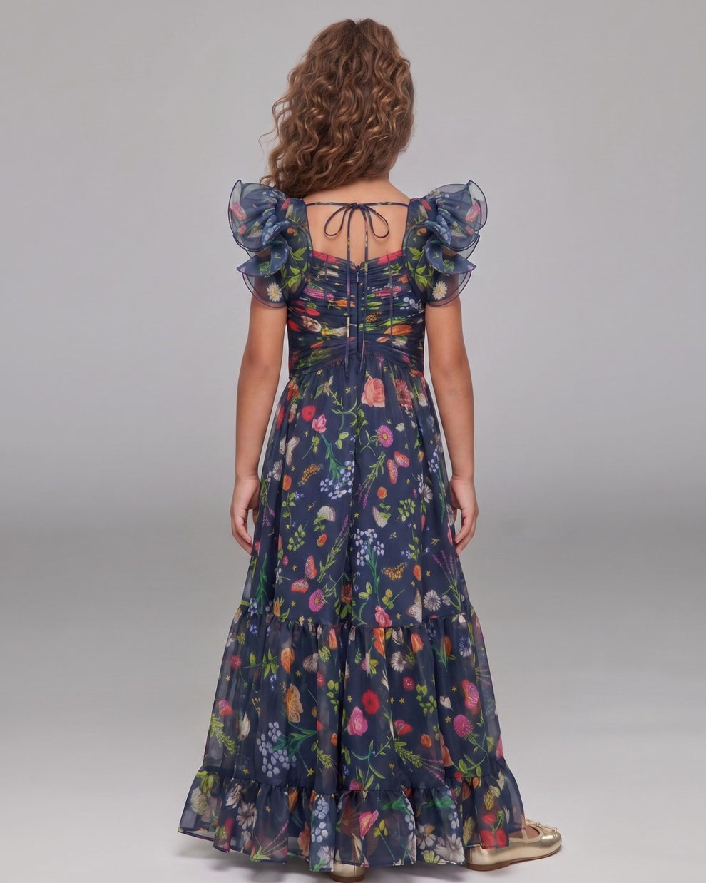 Square Floor-Length Chiffon Special Occasion A-Line Mac Duggal 69170