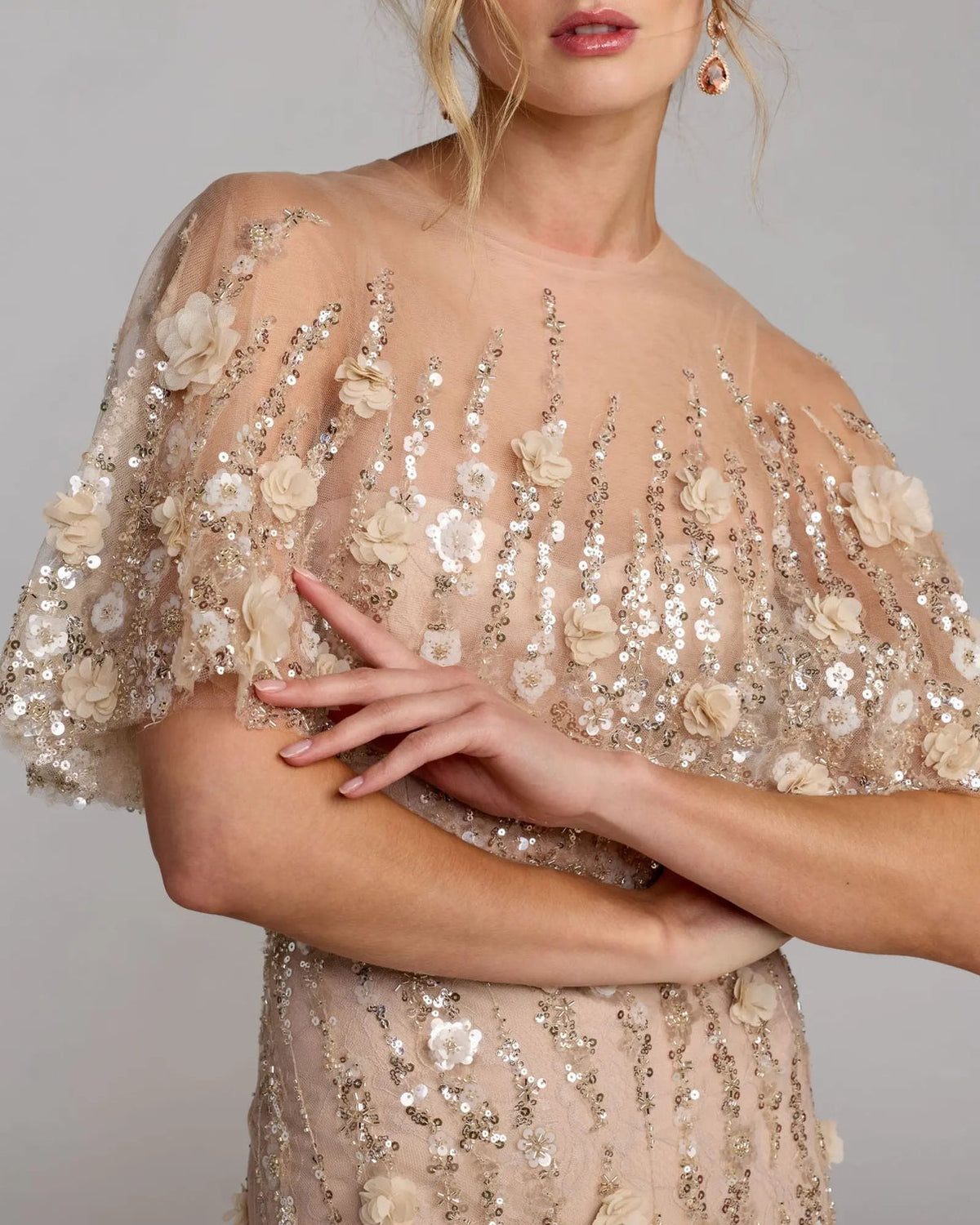 Illusion Floor-Length Sequin Formal A-Line Mac Duggal 69188