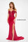 Formal Dresses Beaded Long Formal Lace Applique Mermaid Dress Wine
