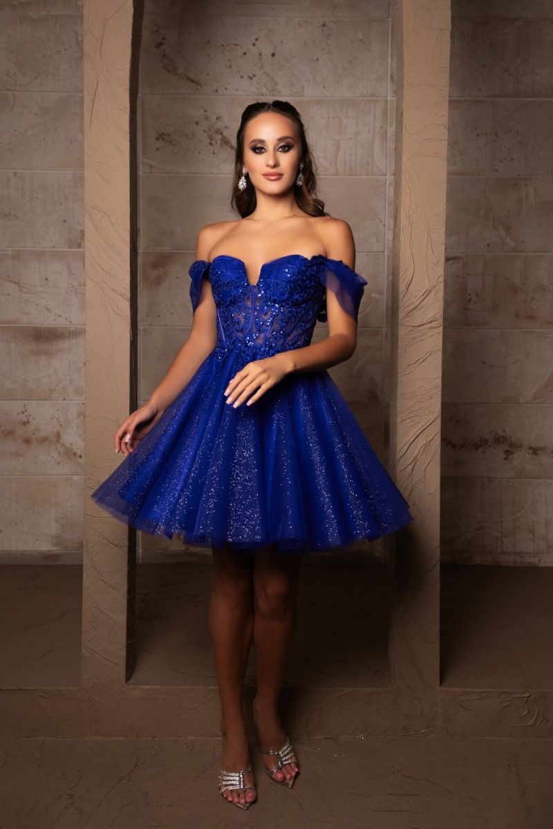 Sweetheart Mini/Short Tulle Cocktail A-Line May Queen 2117