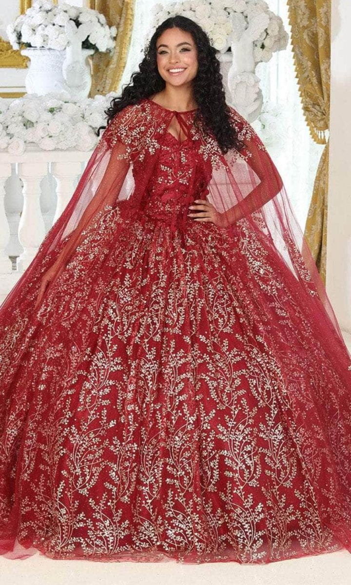 Illusion Floor-Length Tulle Quinceañera Ball Gown May Queen LK204