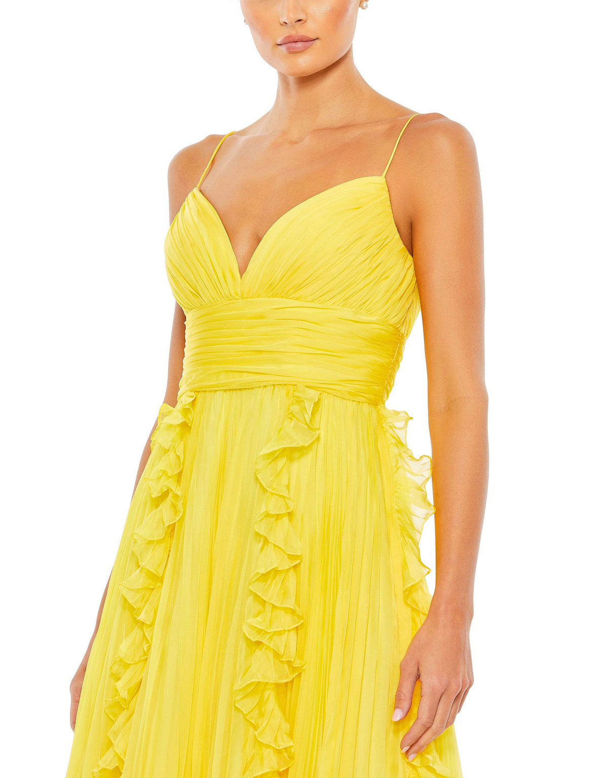 Mac Duggal 70172 Long Spaghetti Strap Prom Dress