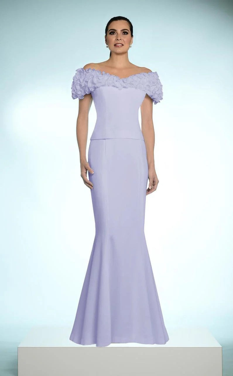 Alexander by Daymor 702003 Long Formal Ruffled Mermaid Evening Dress