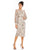 Cocktail Dresses Formal Long Sleeve Midi Dress Mocha