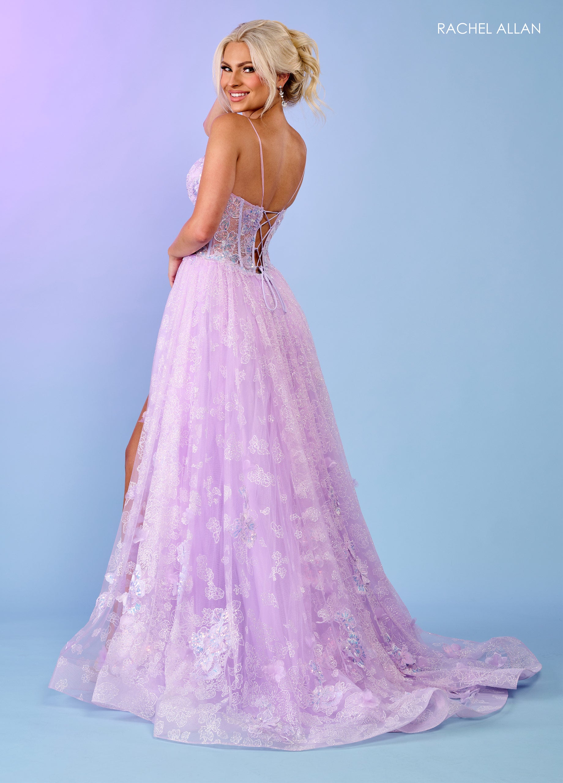 Rachel Allan 70557 Prom Long Appliques Formal Dress