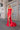 Prom Dresses Long Formal 3D Floral Applique Fitted Prom Dress Red