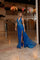 Prom Dresses Long Fitted Glitter Slit Prom Dress Royal Ocean