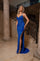 Prom Dresses Long Slit Beaded Formal Prom Dress Royal Multi