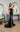 Prom Dresses Long Formal Evening Gown Beaded Slit Prom Dress Black