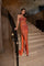 Prom Dresses Fitted Long Formal Beaded Corset Slit Prom Dress Tangerine Multi