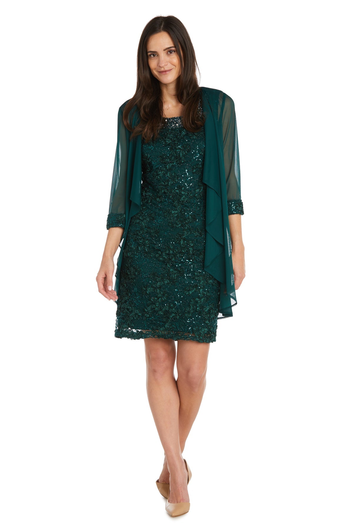 R&M Richards 7078 Mother Of The Bride Short Dress