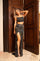 Prom Dresses Long Formal Beaded Two Piece Prom Dress Black