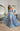 Prom Dresses Long Formal Pleted Metallic Prom Dress Ice Blue