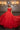 Prom Dresses A Line Long Formal 3D Floral Prom Dress Red