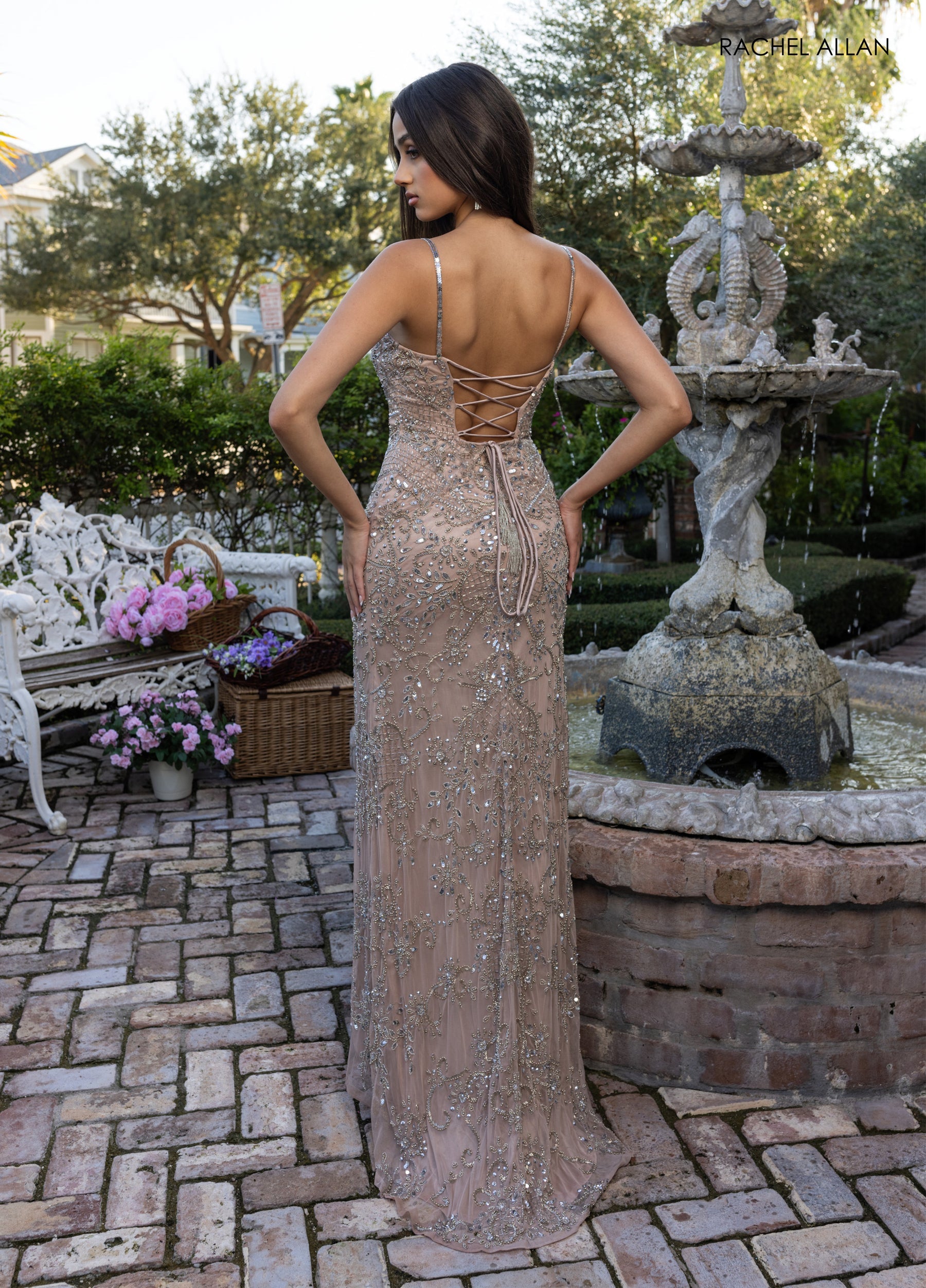Rachel Allan 70999 Fitted Long Formal Prom Corset Dress – The