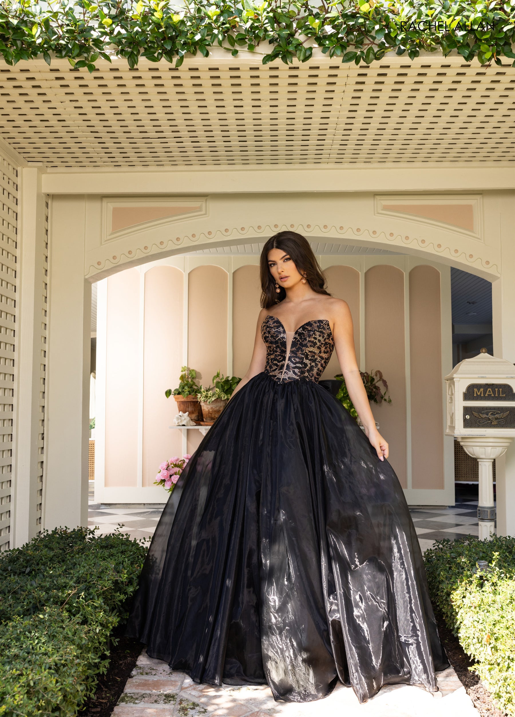 Prom Dresses Long Formal A Line Prom Evening Dress Black Cheetah