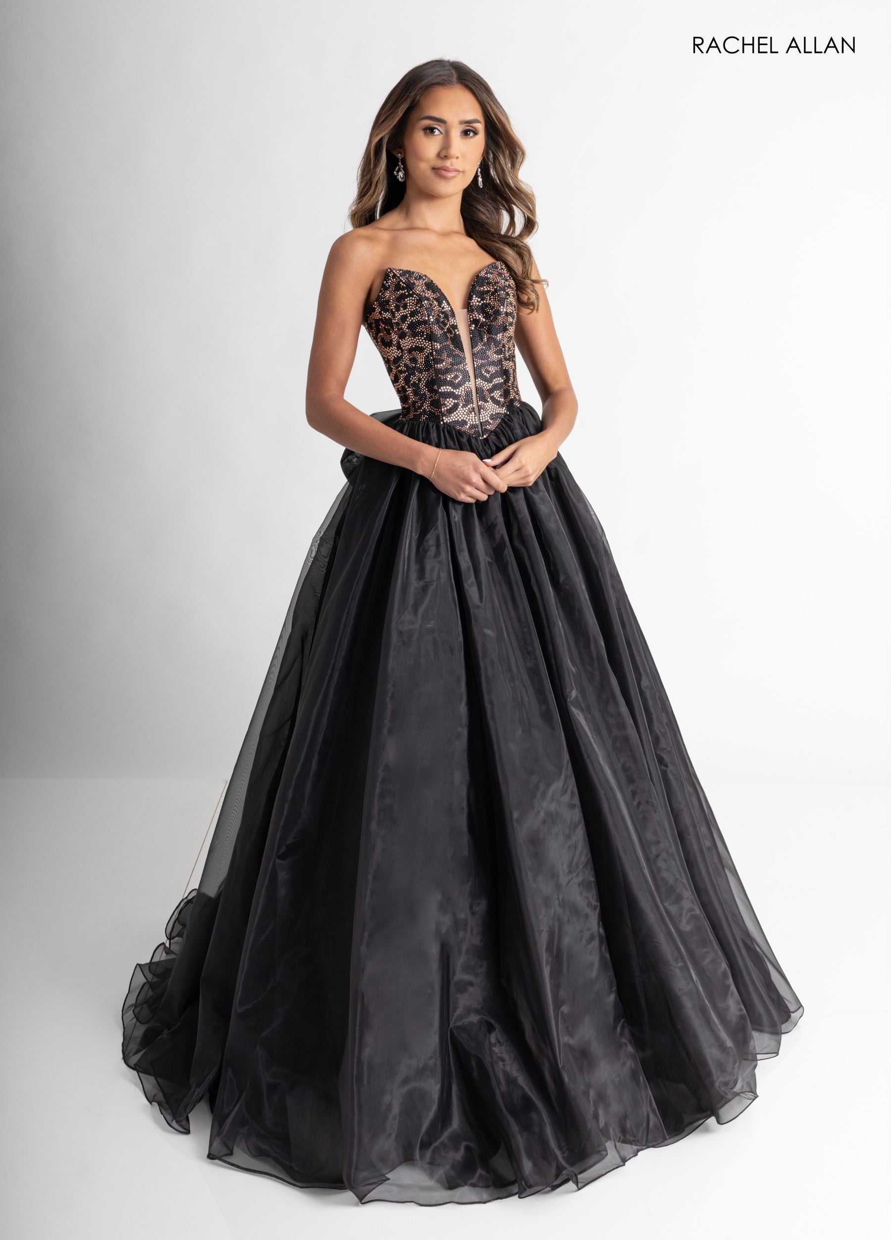 Prom Dresses Long Formal A Line Prom Evening Dress Black Cheetah