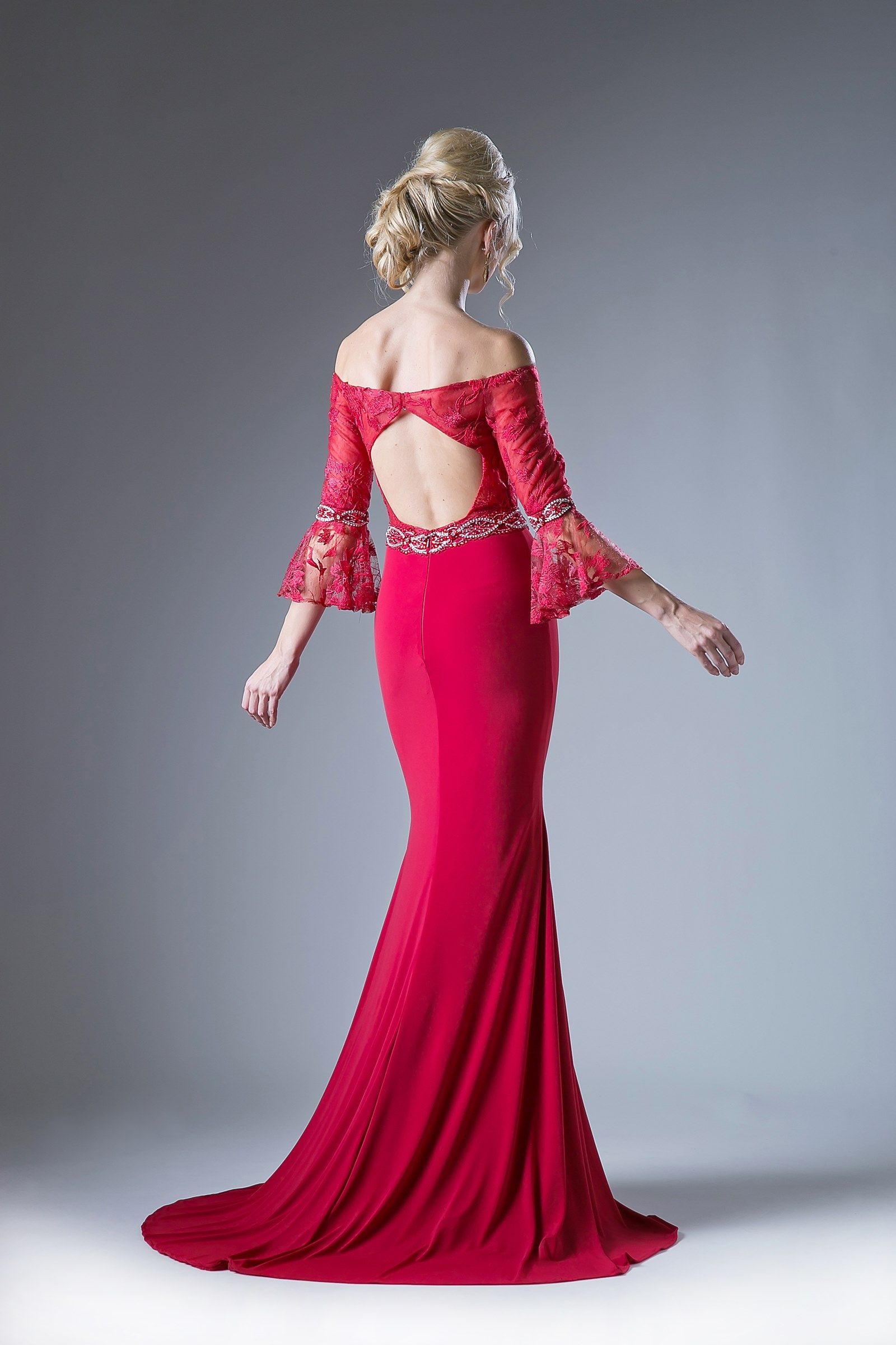 Prom Dresses Formal Long Fitted Mermaid Prom Dress Burgundy