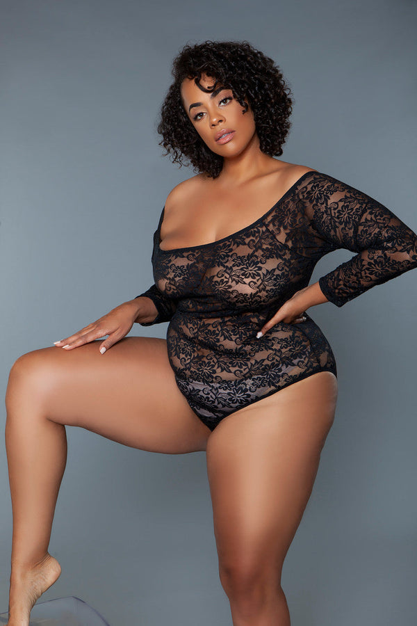 Lingerie 2248P Marina Bodysuit Black