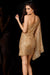 Cocktail Dresses Cocktail Short Sequin Party Dress Gold