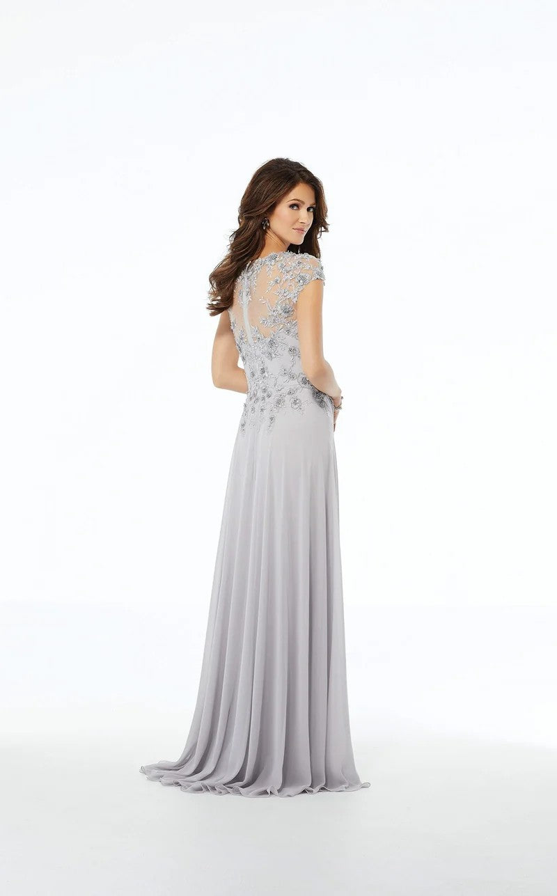 MGNY Madeline Gardner New York 72112 Beaded Long Formal Evening Dress