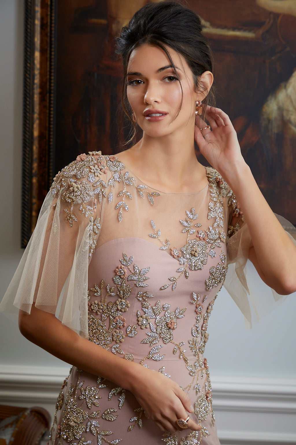 Navy MGNY Madeline Gardner New York 72837 Long Mother Of Bride Beaded navy-mgny-madeline-gardner-new-york-72837-long-mother-of-bride-beaded