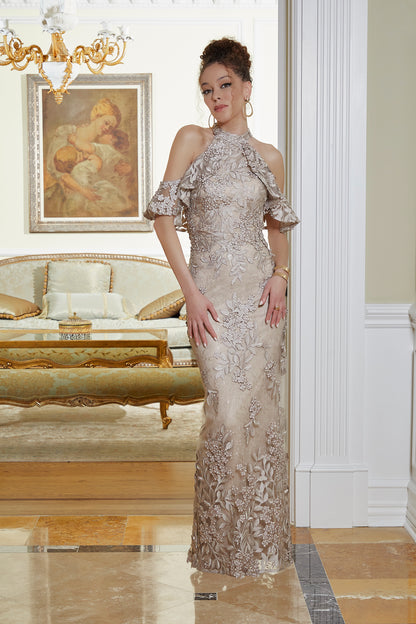 Mother of the Bride Dresses Long Formal Dress Taupe