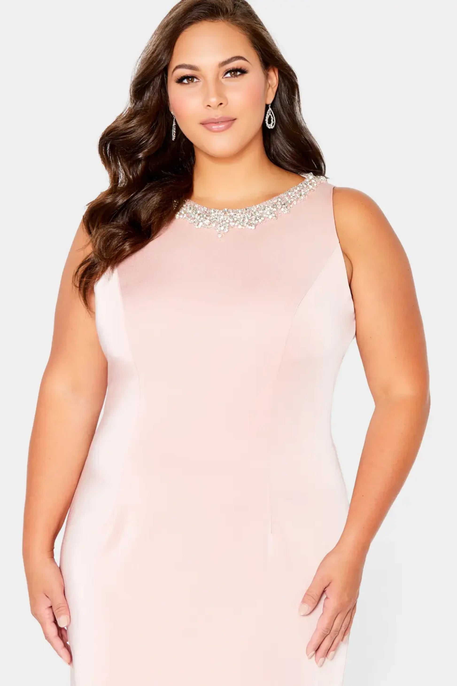 Cameron Blake 116659 Beaded Long Formal Evening Dress