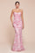 Prom Dresses Long Formal Floral Prom Dress Rose