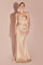 Prom Dresses Long Fitted Corset Formal Prom Dress Champagne