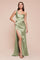 Prom Dresses Long Fitted Formal Pleated Prom Dress Sage