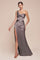 Prom Dresses Long Fitted Formal Pleated Prom Dress Taupe