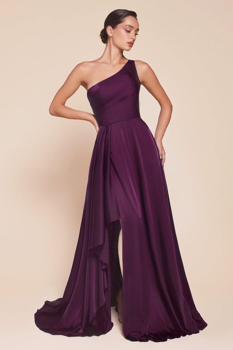 LaDivine 7450 Formal Long A Line Prom Dress - French Navy / 16 LaDivine 7450 Formal Long A Line Prom Dress - French Navy / 16