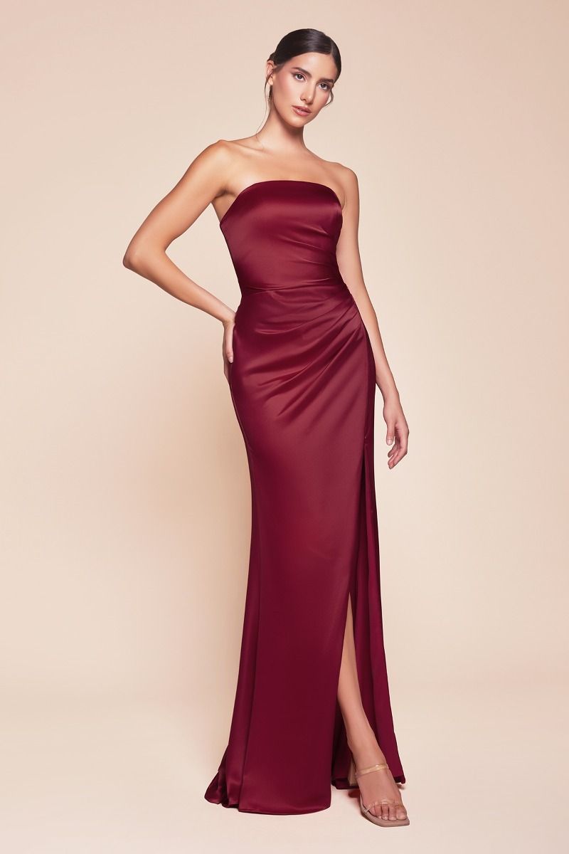 LaDivine 7451 Long Formal Fitted Prom Evening Dress