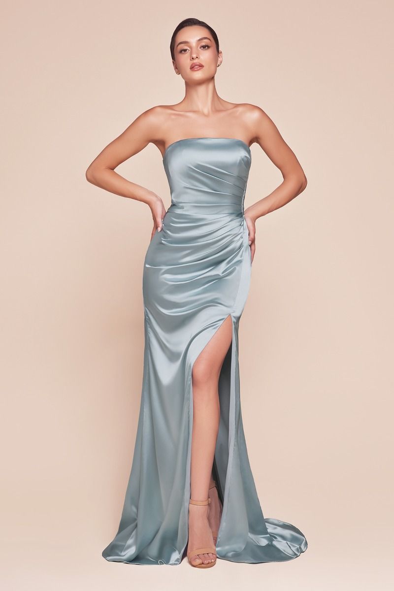 LaDivine 7451 Long Formal Fitted Prom Evening Dress