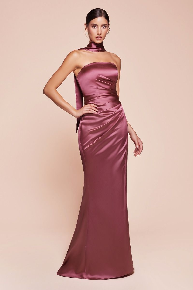 LaDivine 7451 Long Formal Fitted Prom Evening Dress