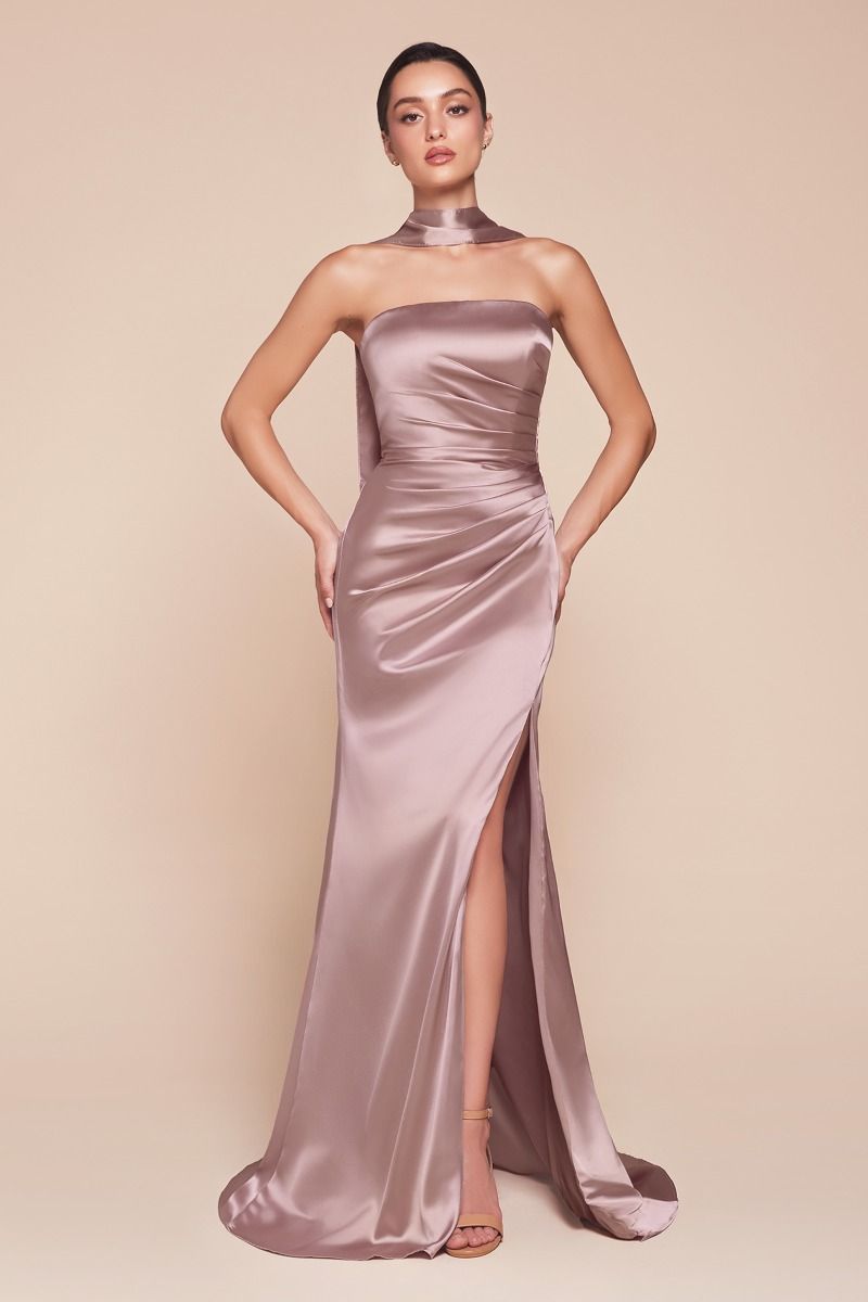 LaDivine 7451 Long Formal Fitted Prom Evening Dress