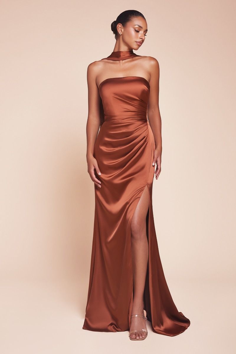 LaDivine 7451 Long Formal Fitted Prom Evening Dress