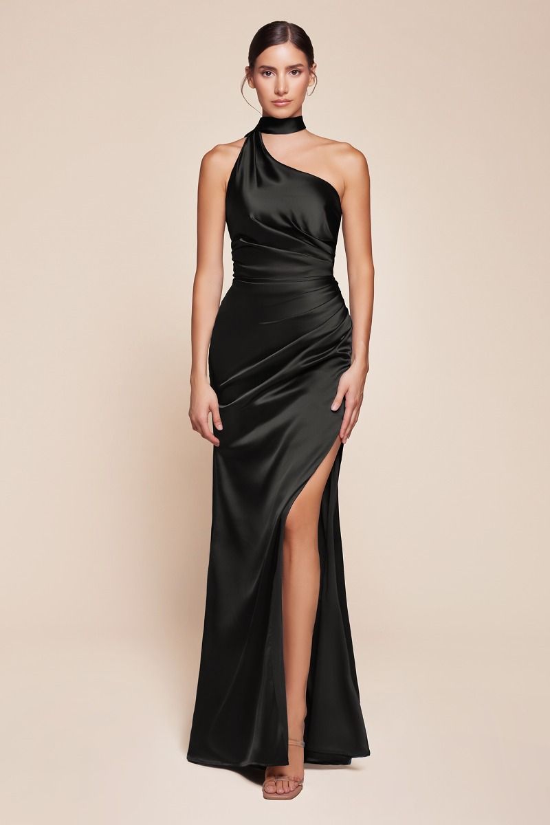 LaDivine 7454 Fitted Slit Long Formal Evening Gown
