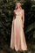 LaDivine CD7472 Long Slit Prom Gown Evening Dress