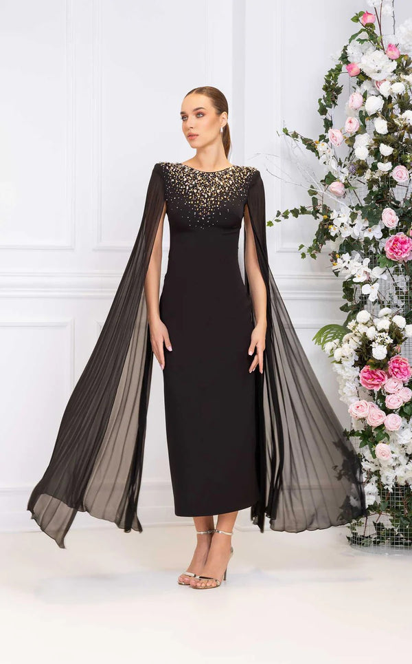 Odrella 7473 Long Formal Evening Dress