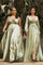 LaDivine 7475C Plus Size Formal Long Sleeve Satin Dress