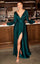 LaDivine 7475C Plus Size Formal Long Sleeve Satin Dress